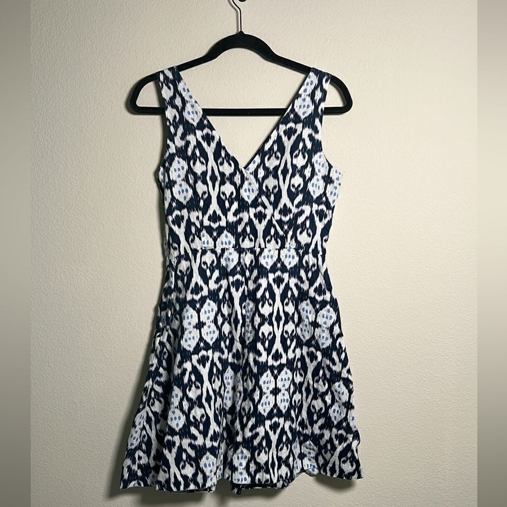 Fit and Flare Linen Dress